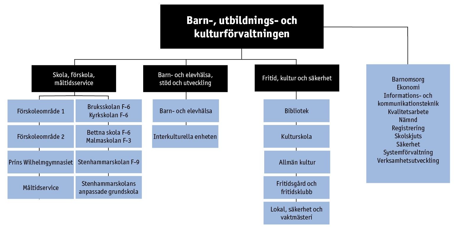 BUK Organisationsschema